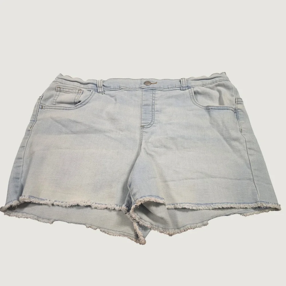 Wonder Nation Girls Shorts Bundle 5pc XL 14-16 Plus Denim Twill Skort Pink Blue